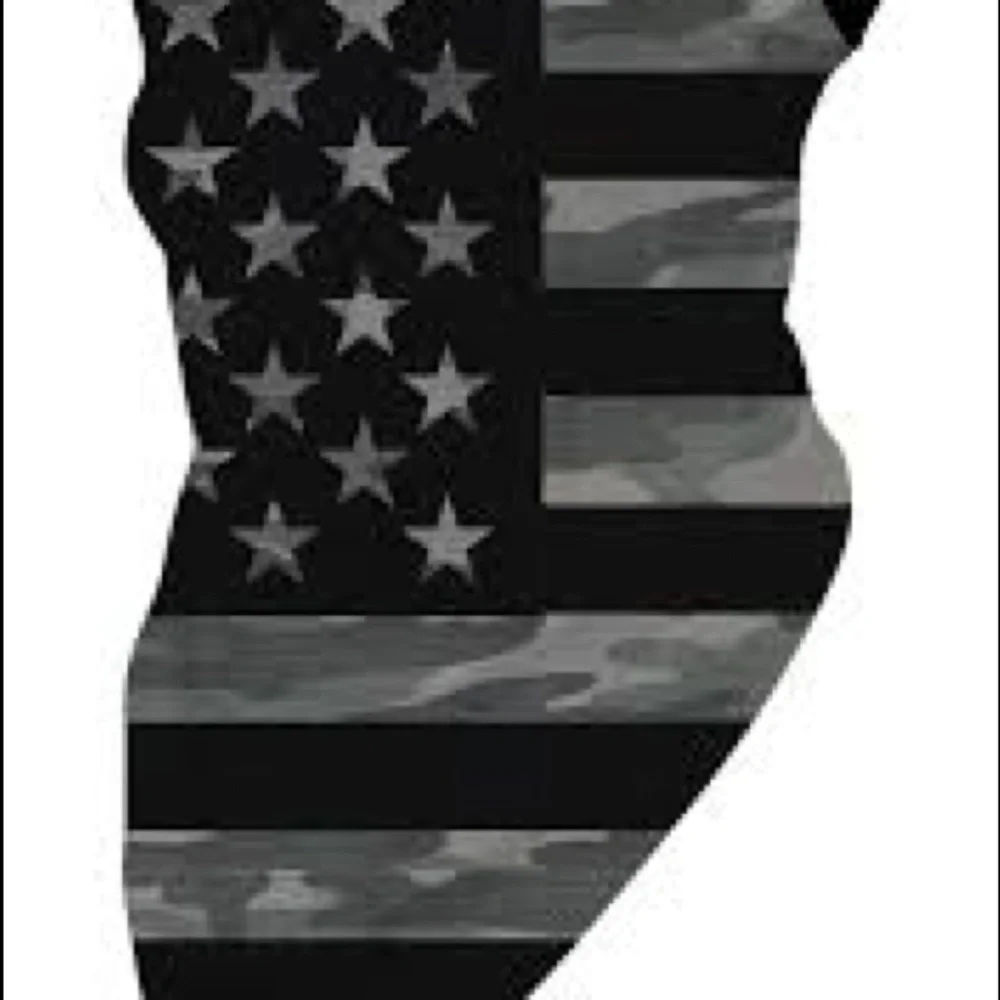 Simply Southern Face Mask Gaiter Cover Black Grey Flag Men's Hunting Camo